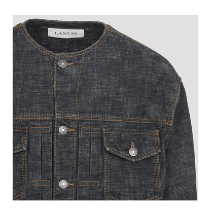 Collarless Jacket - Image 5