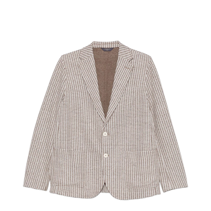 Cotton and linen blend jacket - Image 1