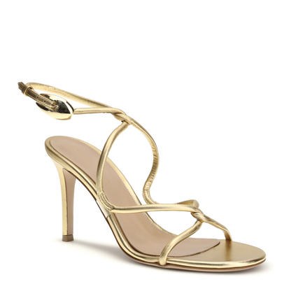 Jungle Mamba Metallic Leather Sandals - Image 2