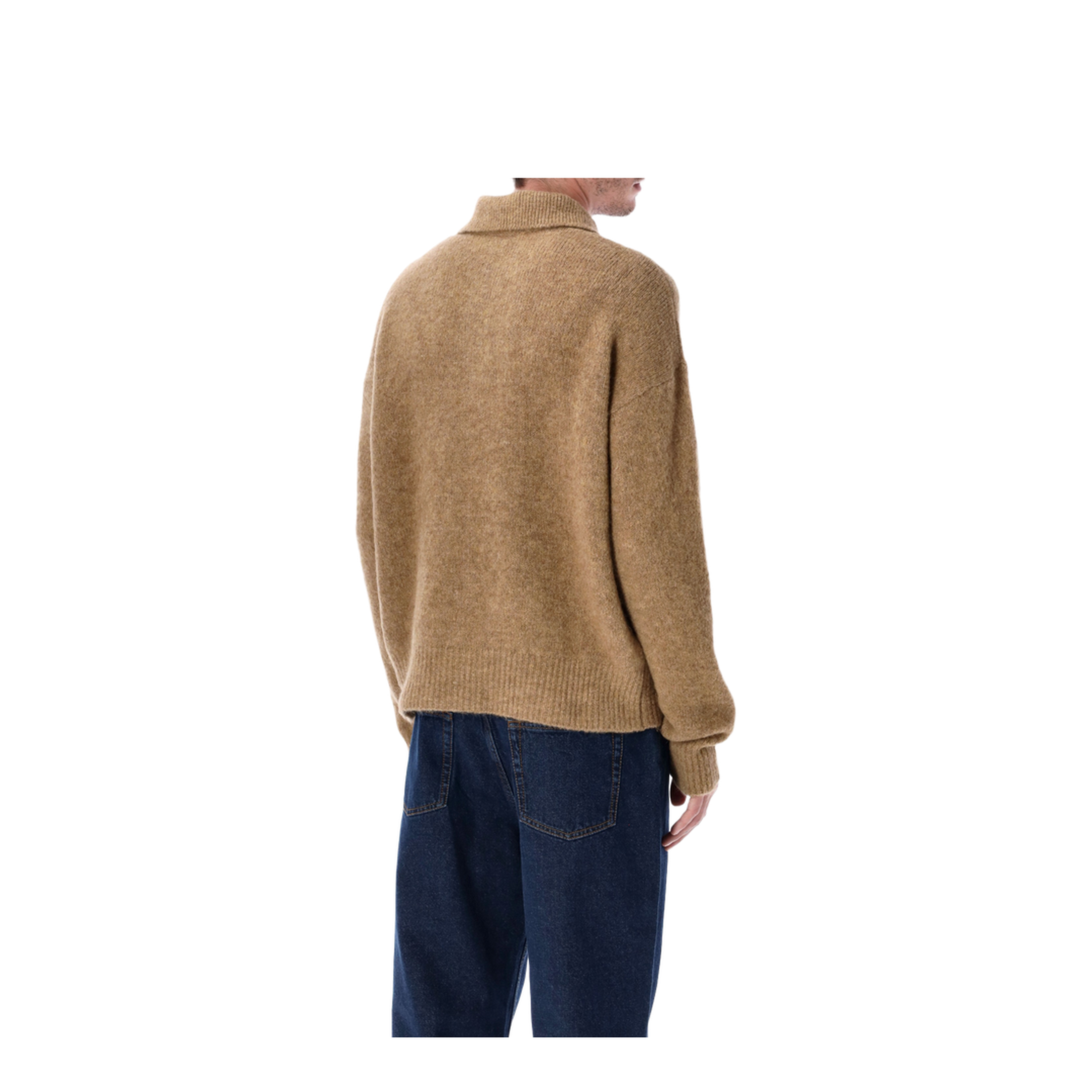 Knitted Sweater Brown - Image 2