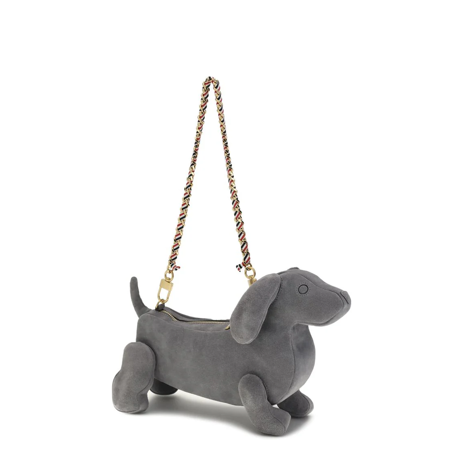 Hector Suede Shoulder Bag Grey - Image 2