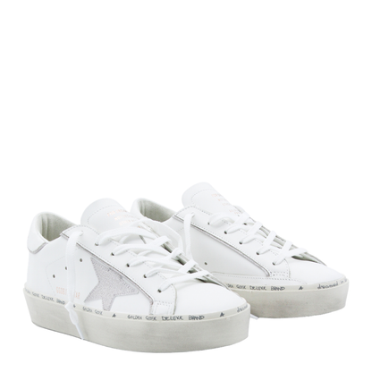 White Leather Sneakers - Image 4