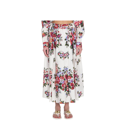 Long Skirt with a Floral Print - Image 1