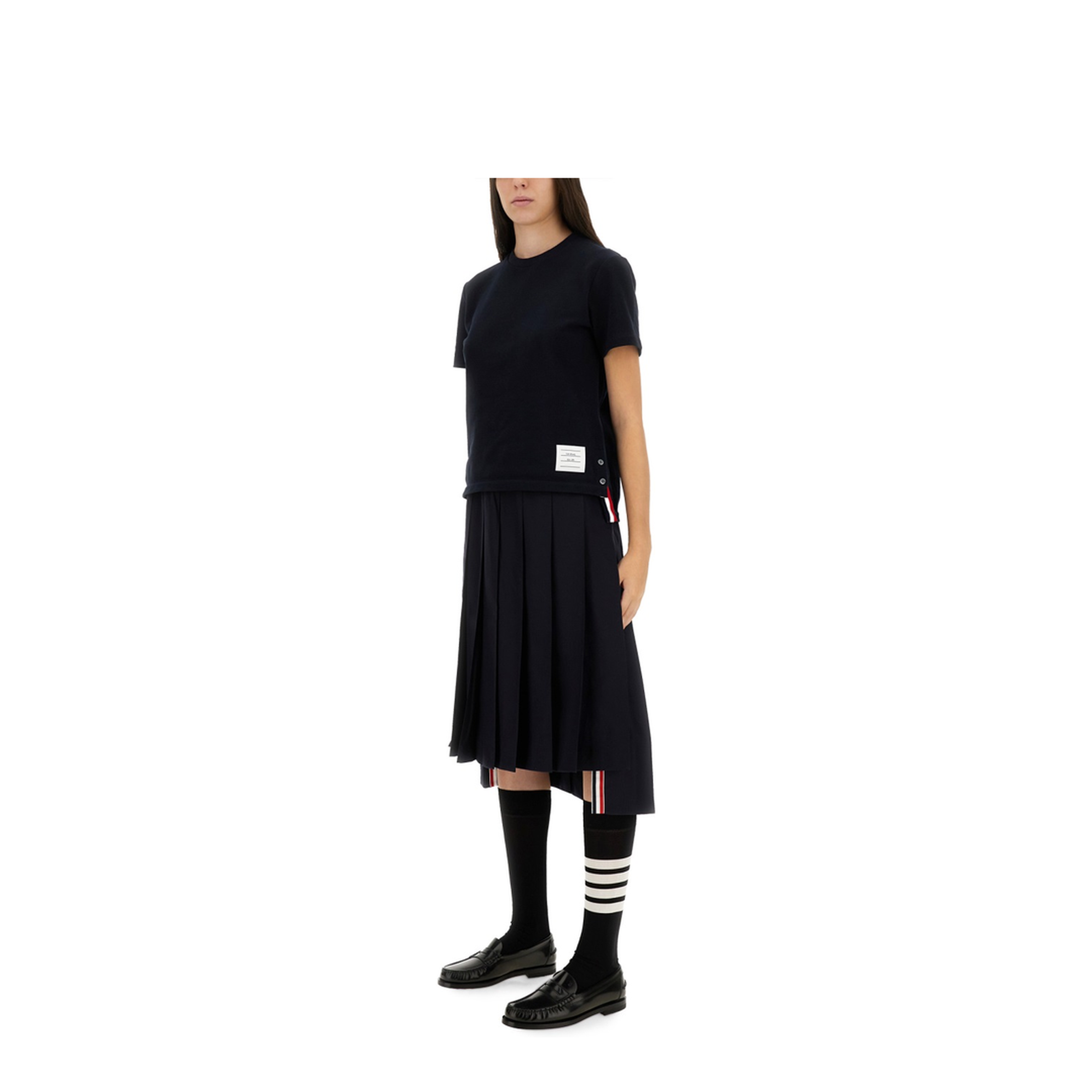 T-Shirt with Stripes - Image 2