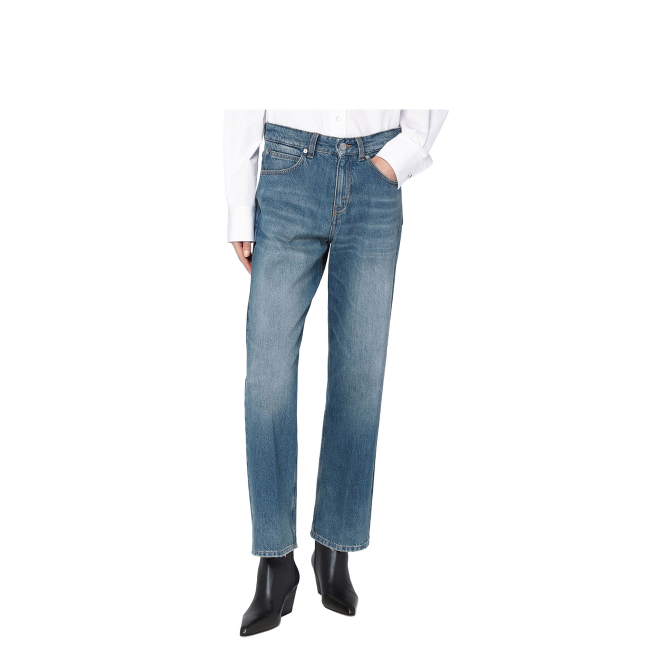 Bearnie Jeans in Faded Blue - Image 1
