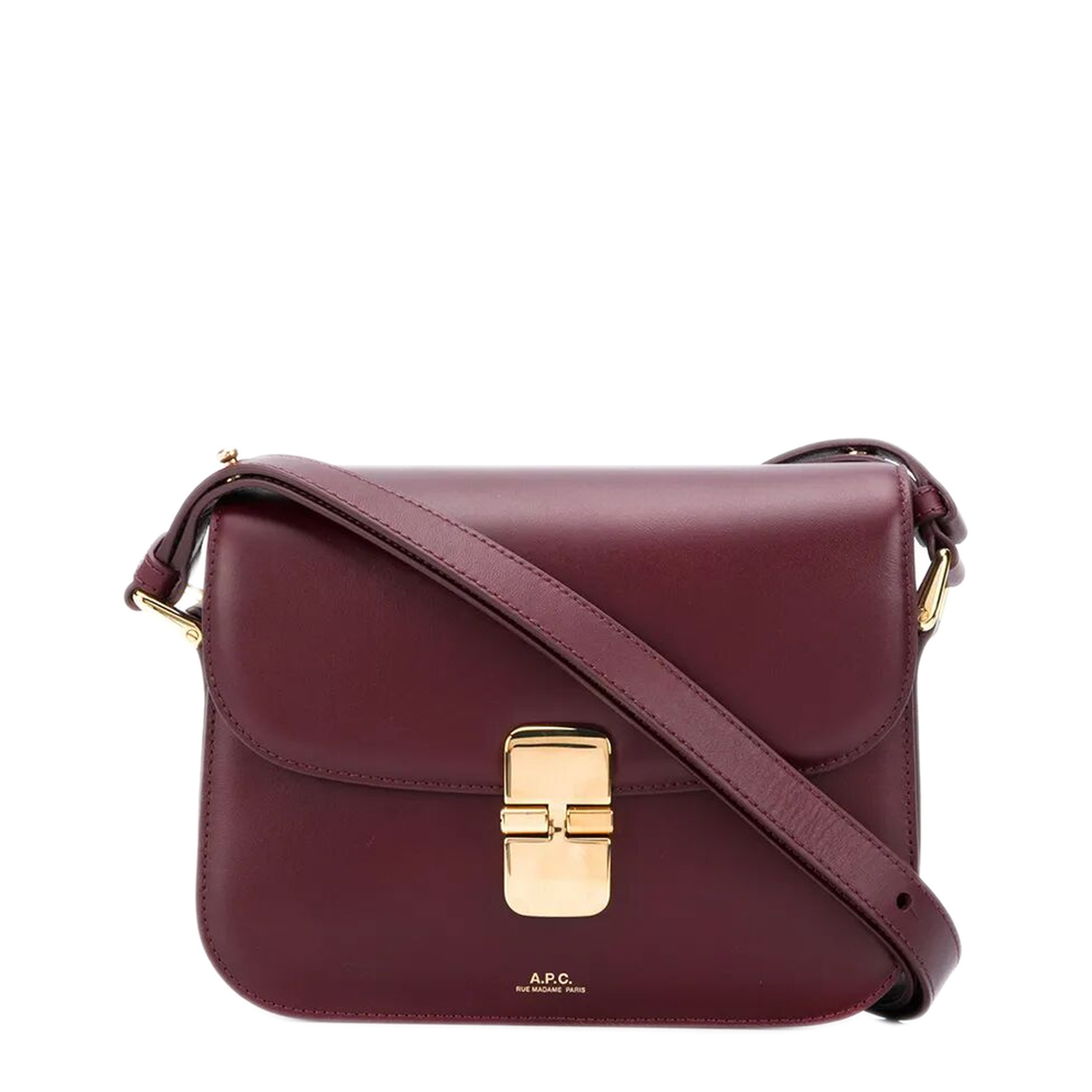 Grace Small Calfskin Crossbody - Brown - Image 7