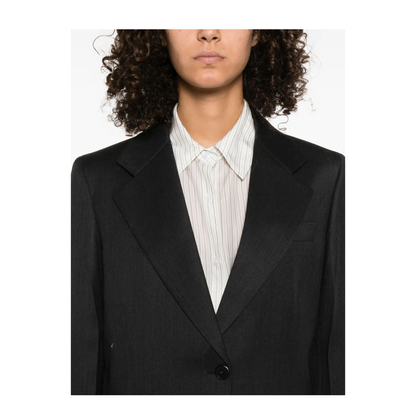 Notched-Lapels Wool Blazer - Image 5