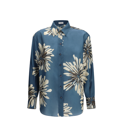 Floral Silk Shirt - Image 1