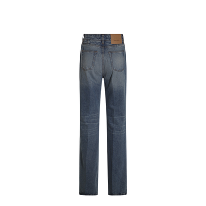 Cotton Flared Jeans - Image 2