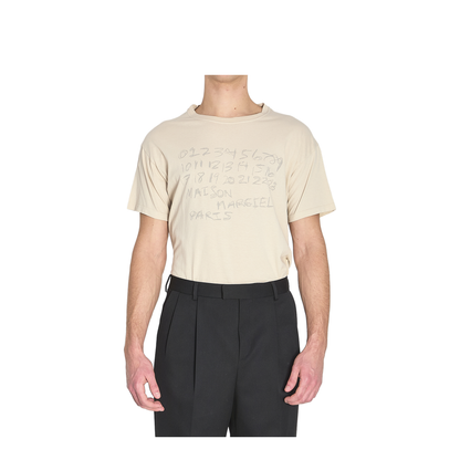 Numeric Sand-Coloured Cotton T-Shirt - Image 1