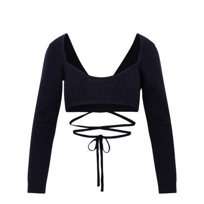 Wrap Knitted Top - Image 2