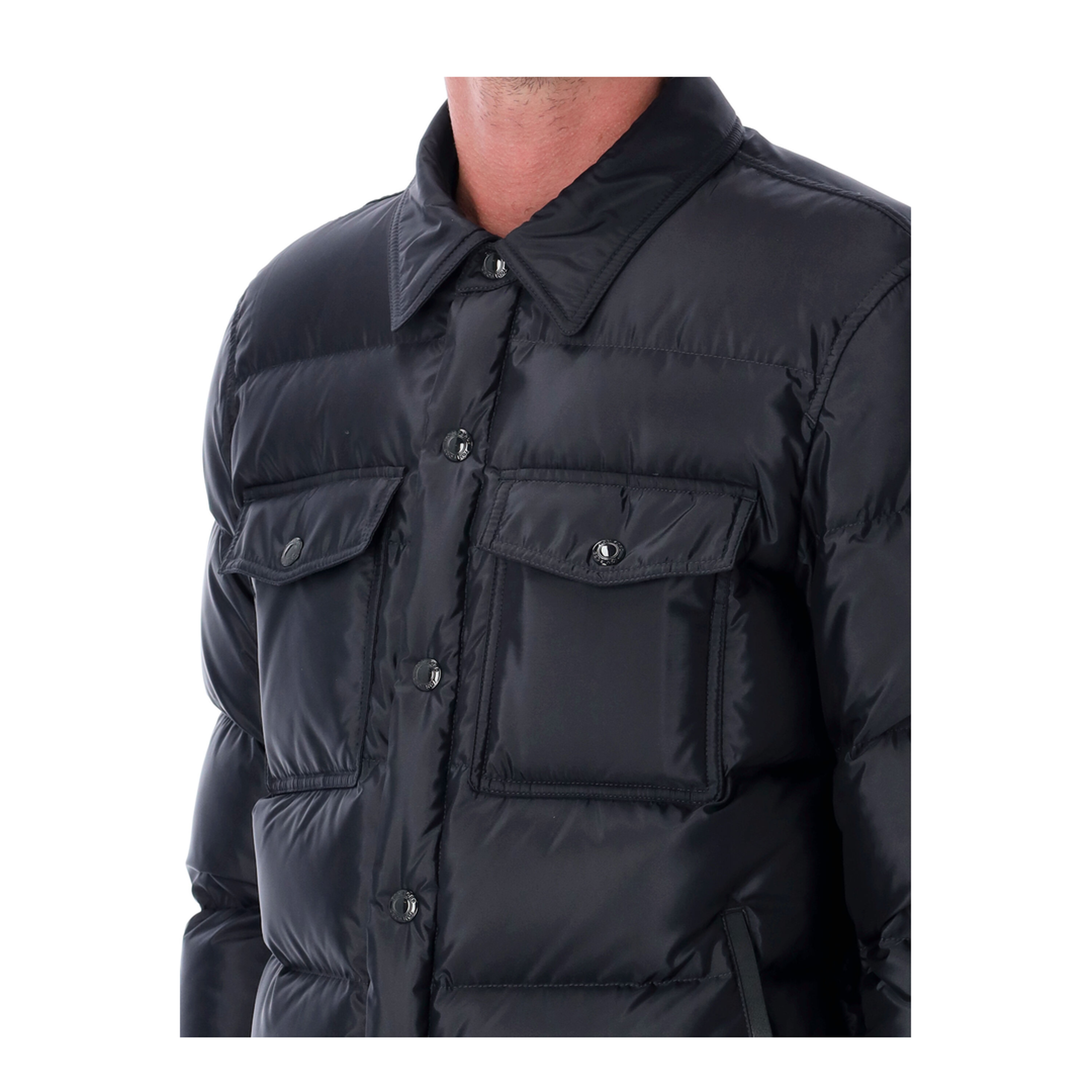 Techno Satin Padded Jacket - Image 3