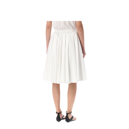 White Cotton Skirt - Image 2