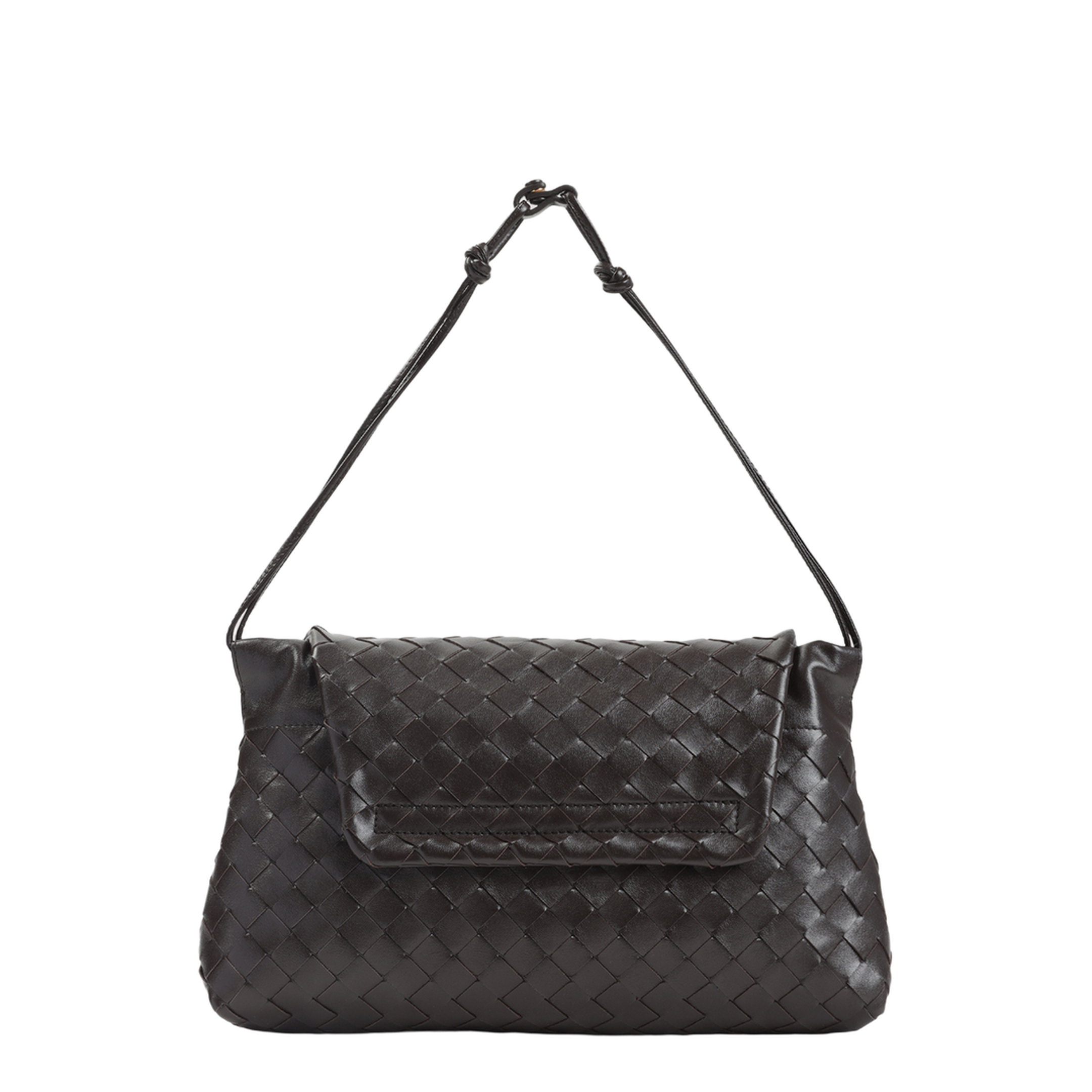 Dustbag Clutch Leather Brown - Image 4