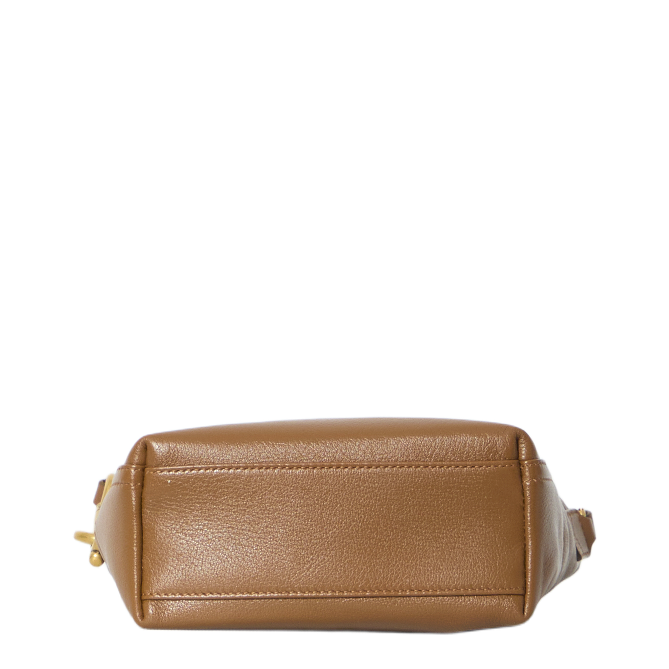B Clip Calfskin Bucket Bag - Hazelnut Brown - Image 3