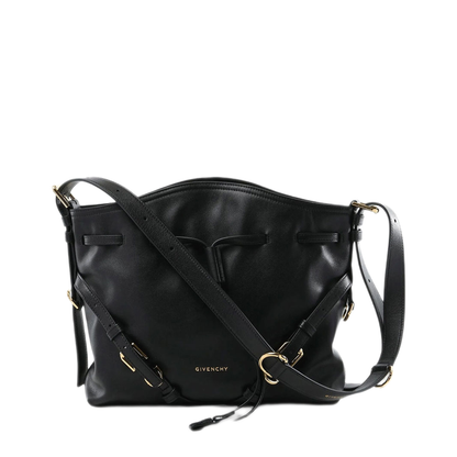 Voyou Small Calfskin Bucket Bag - Black - Image 1