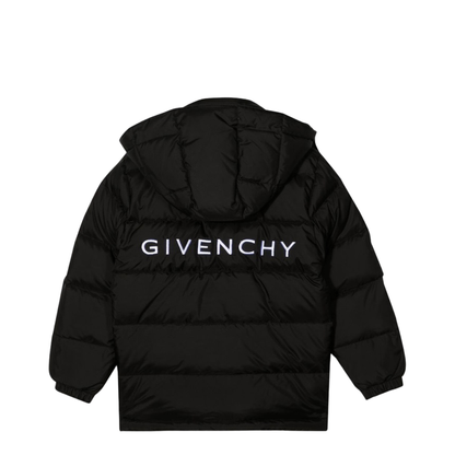 Long Down Jacket With Hood - Image 2