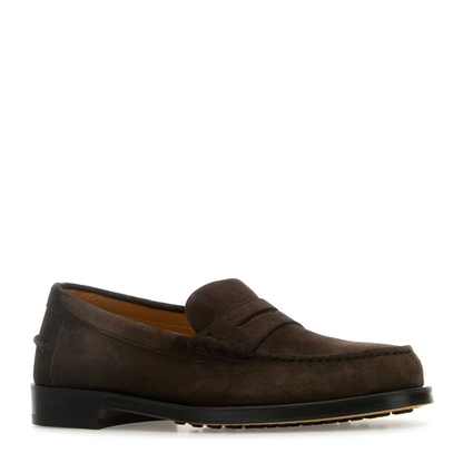 Dark Brown Suede Loafers - Image 2