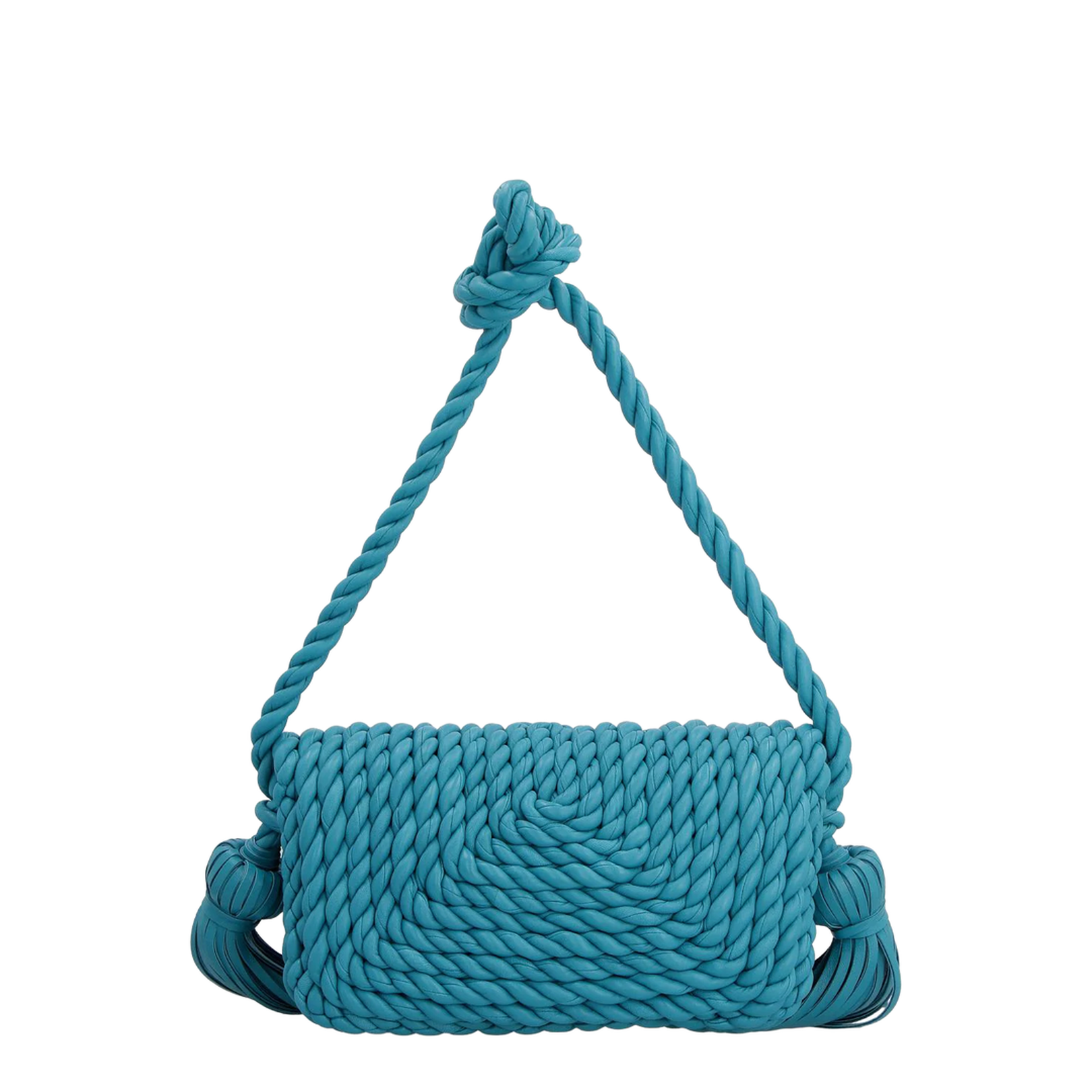 Torchon Leather Handbags - Blue - Image 4