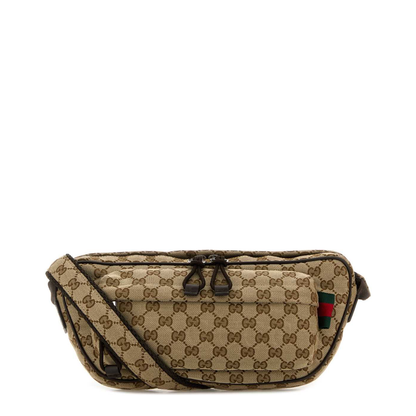 GG Canvas Large Canvas Slingbag - Beige - Image 3