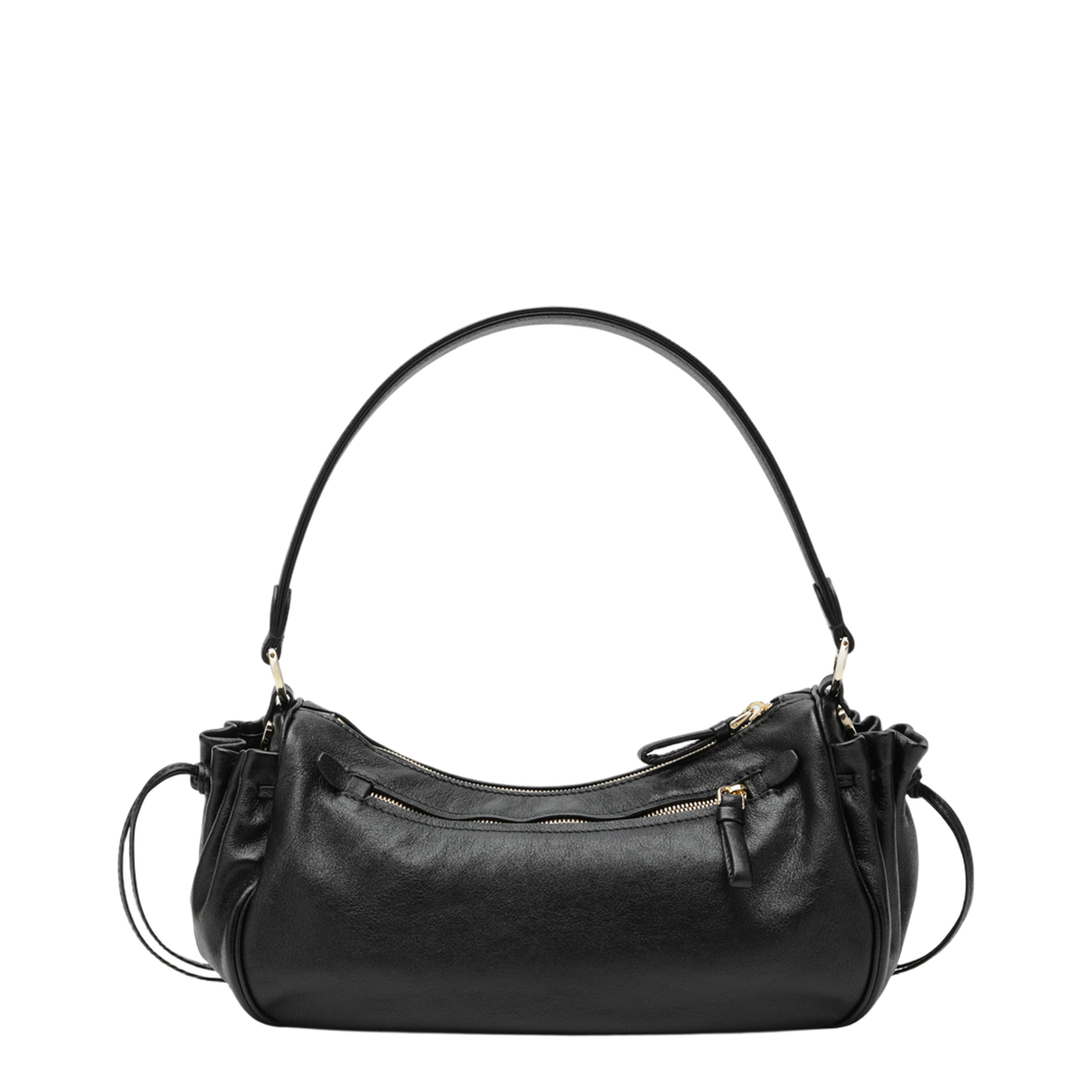 Small Black Leather Bag - Image 2