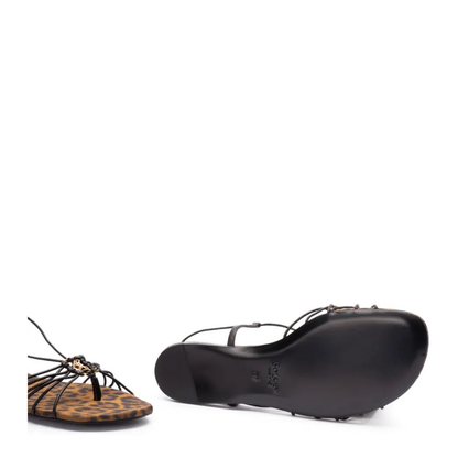 Ankle Strap Babylone Flat Sandals - Image 5