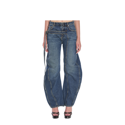 Strap jeans in denim - Image 1