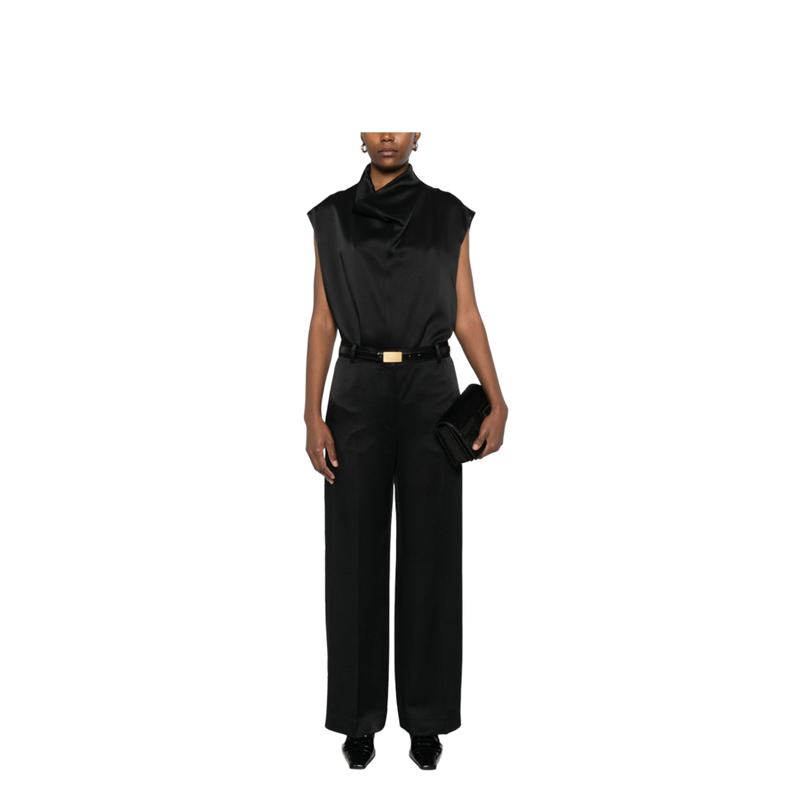 Sleeveless Funnel-neck Top - Image 4