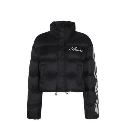 Black Nylon Down Jacket - Image 1