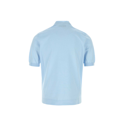Light Blue Cotton Sweater - Image 1