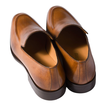 Flat Shoes Leather Brown - Image 4