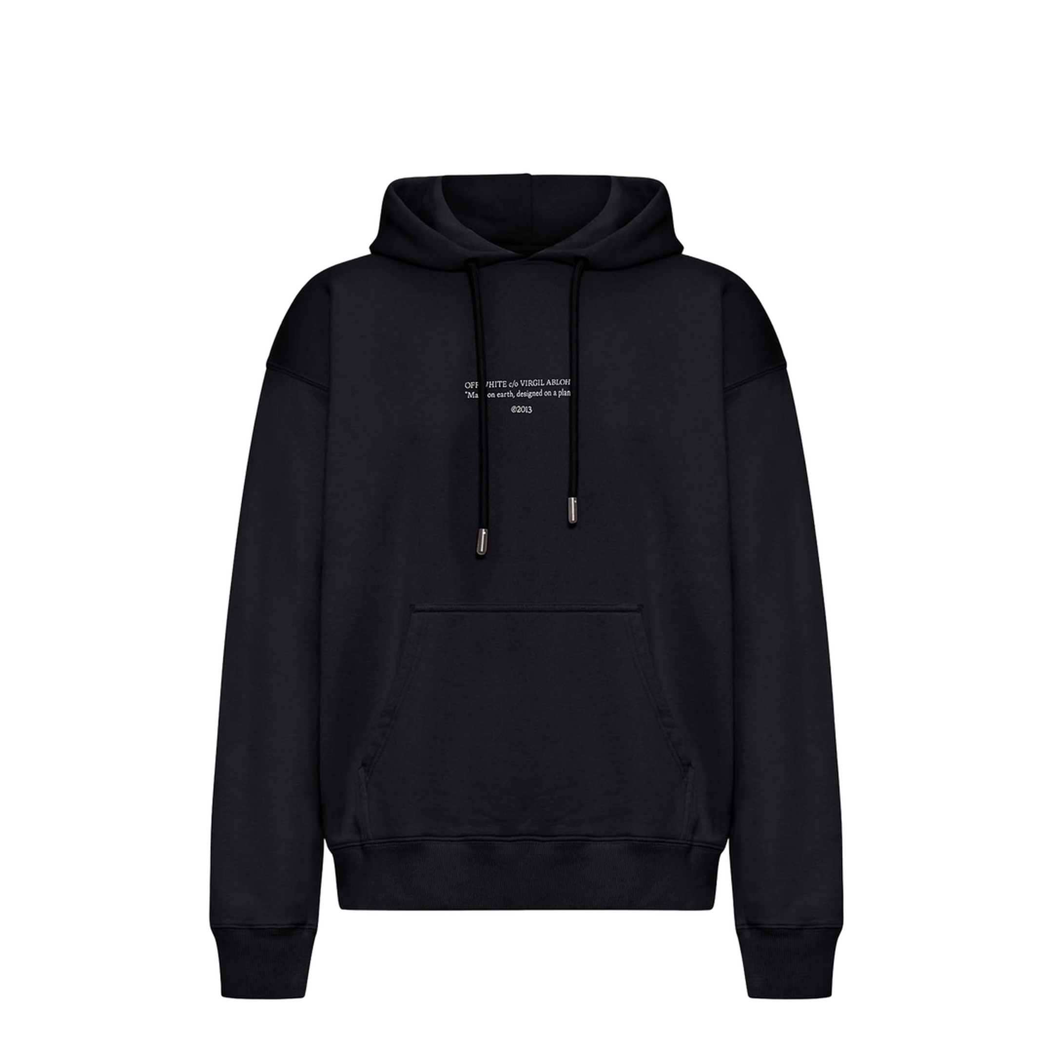 Statement Black Cotton Sweatshirt - Image 4