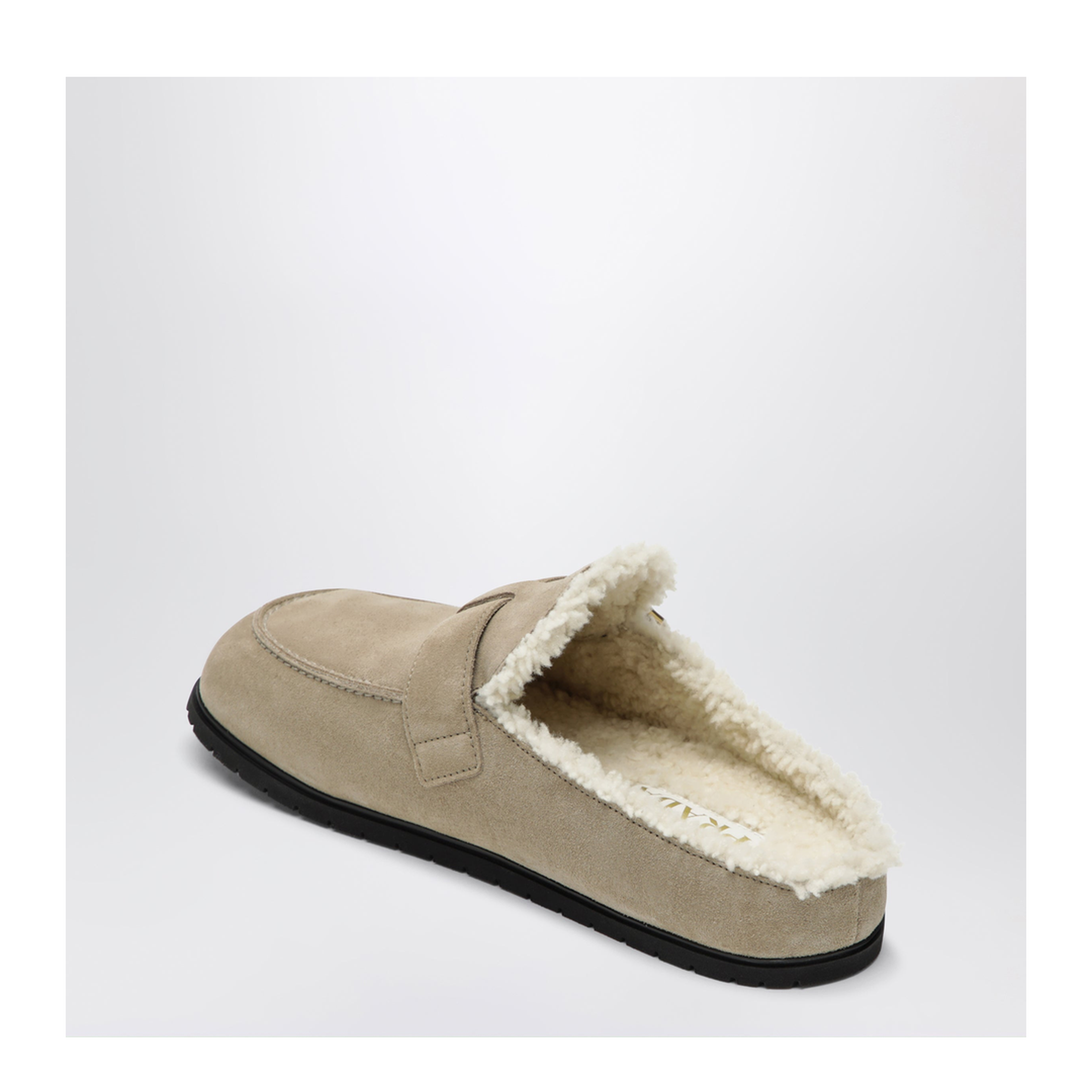 Desert Suede Clogs with Shearling Lining - Image 2