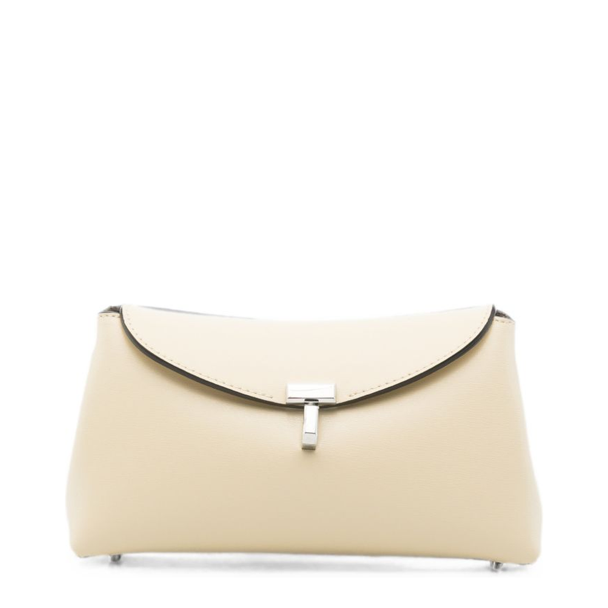 TOTEME PRE Mini Palmellato Leather Clutch - Shark - Image 1