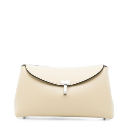 TOTEME PRE Mini Palmellato Leather Clutch - Shark - Image 1