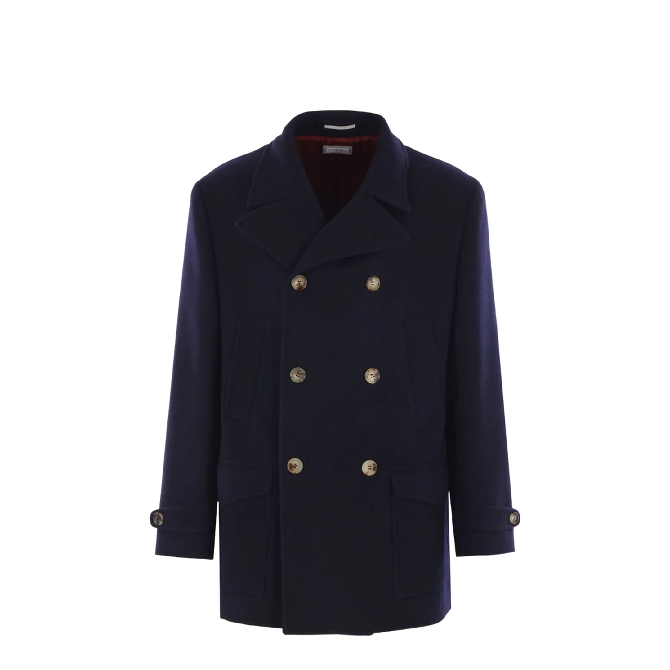 Double-Breasted Wool Coat - Image 1