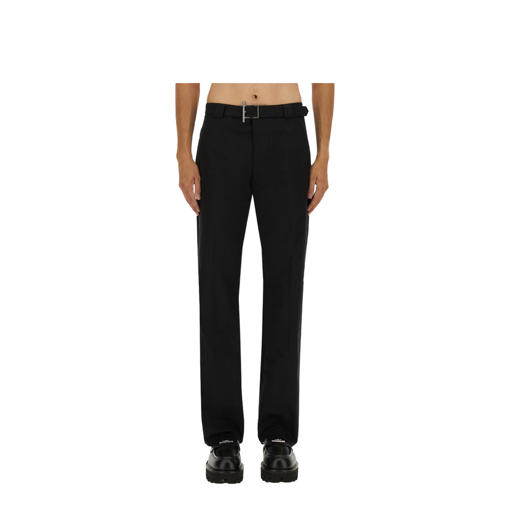 Pants with T-Bar Belt - Image 1