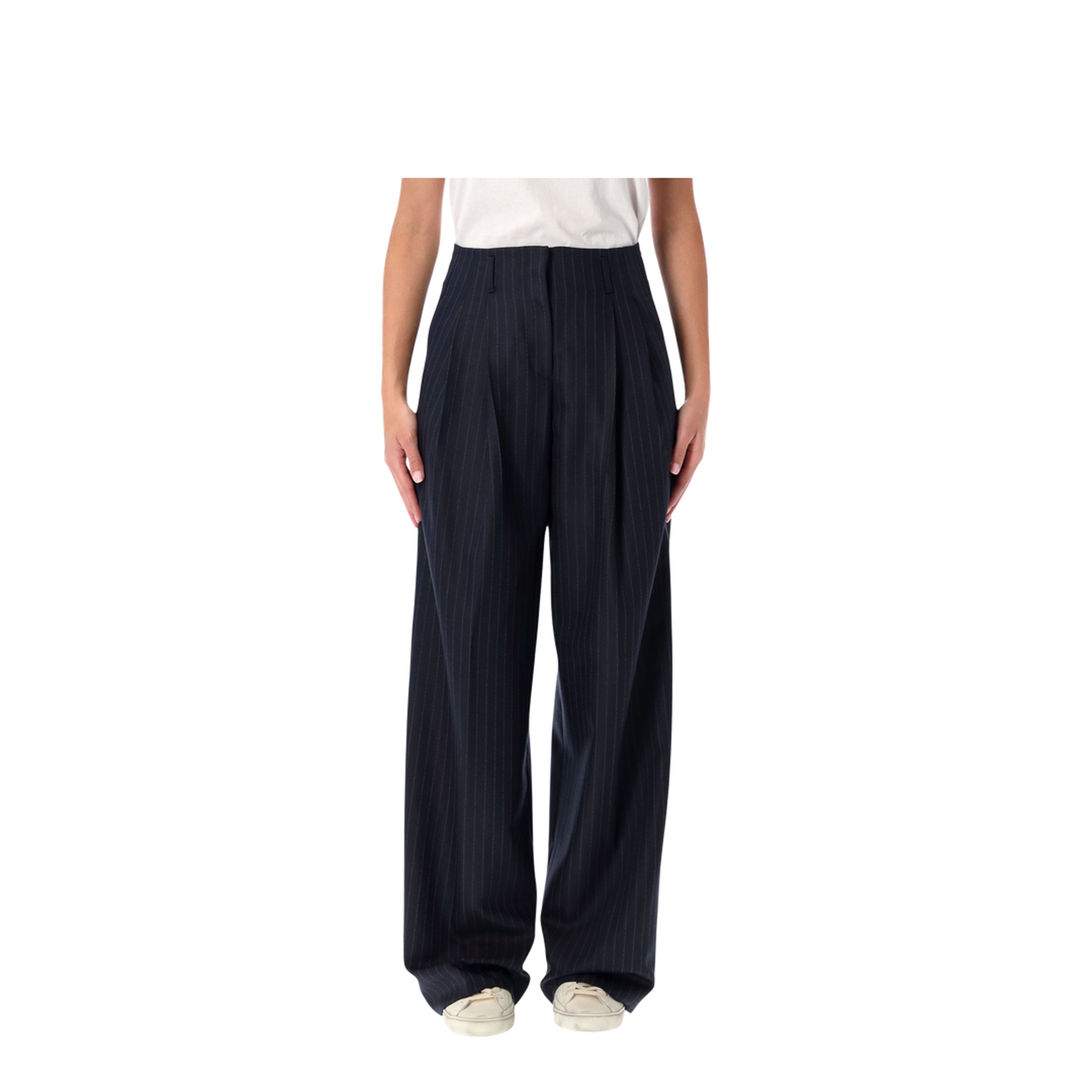 Pinstriped Trousers - Image 1