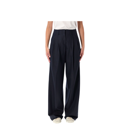 Pinstriped Trousers - Image 1
