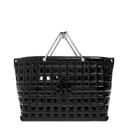 Market Leather Tote Bag - Black - Image 1