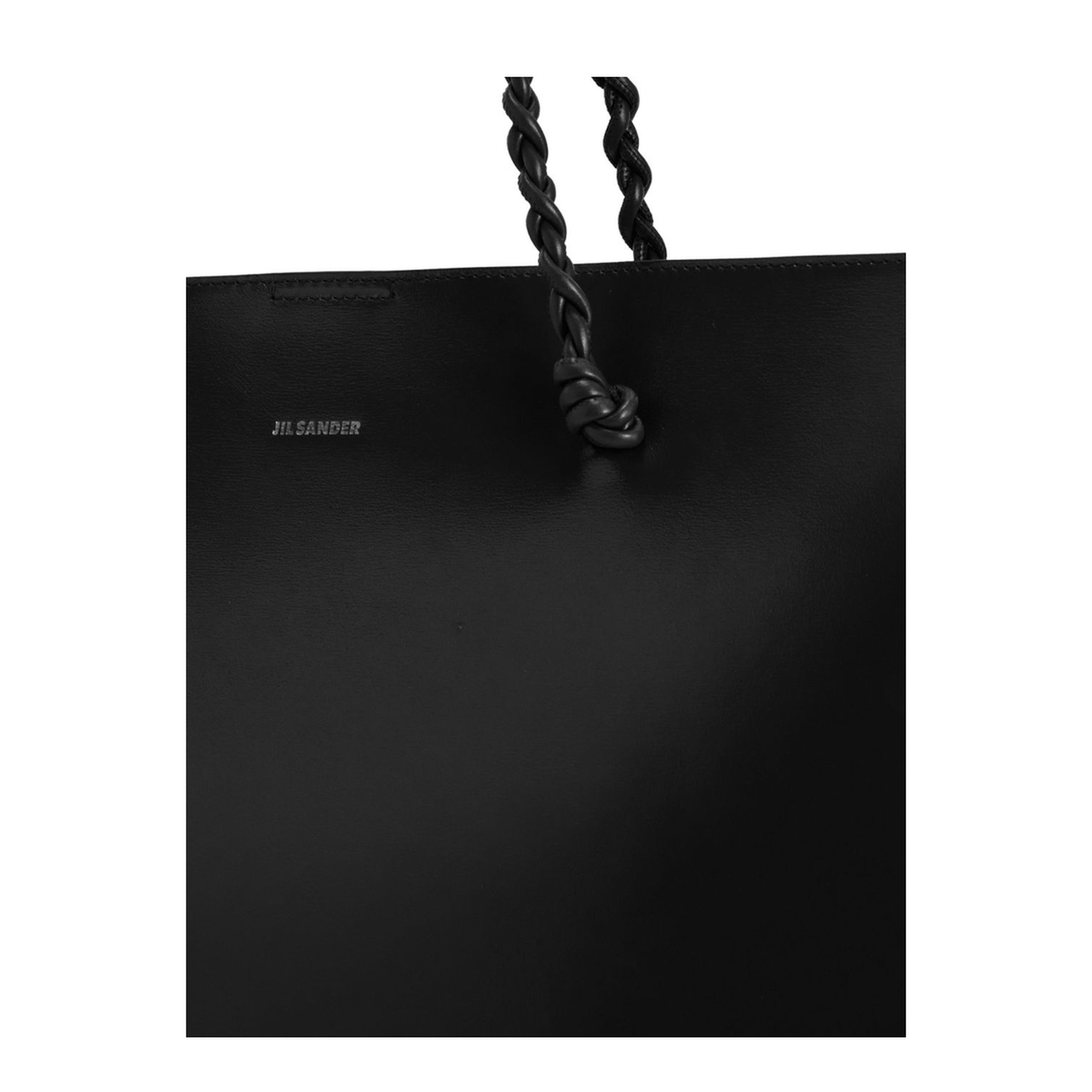 Tangle Tote Bag in Calf Leather - Black - Image 2