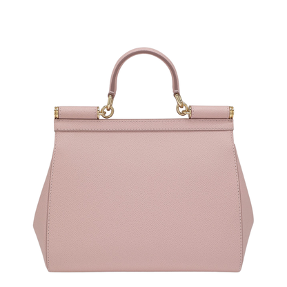Large Sicily Top-Handle Bag in Pink - Image 2