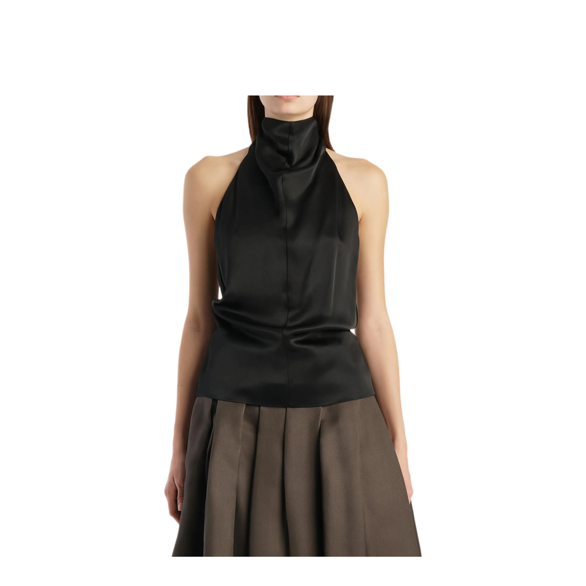 Halterneck Backless Shirt - Image 3