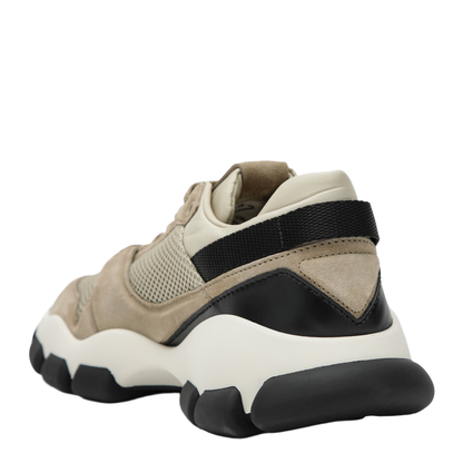 Mesh and Suede Sneakers in Desert - Image 2