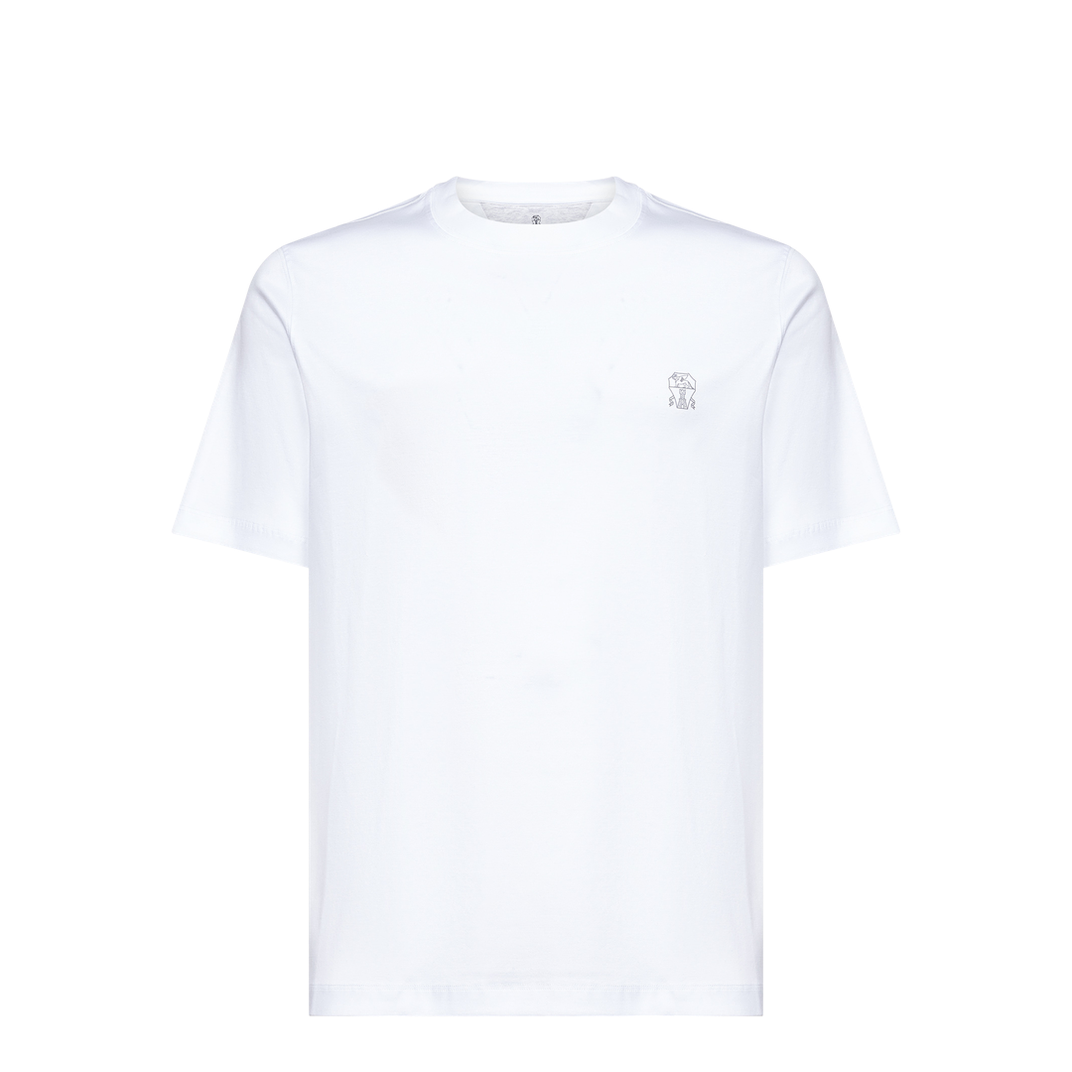 Cotton T-Shirt with Logo Print - Image 1