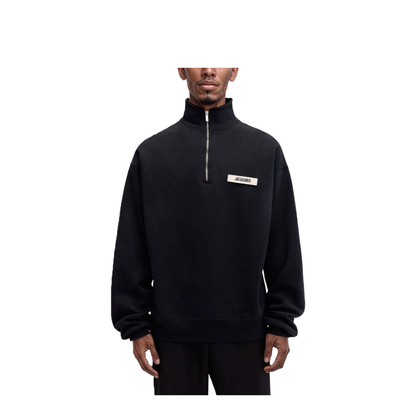 Gros Grain Zipped-Rollneck Sweatshirt - Image 2