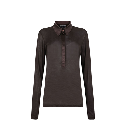 Silk Polo Shirt - Image 1