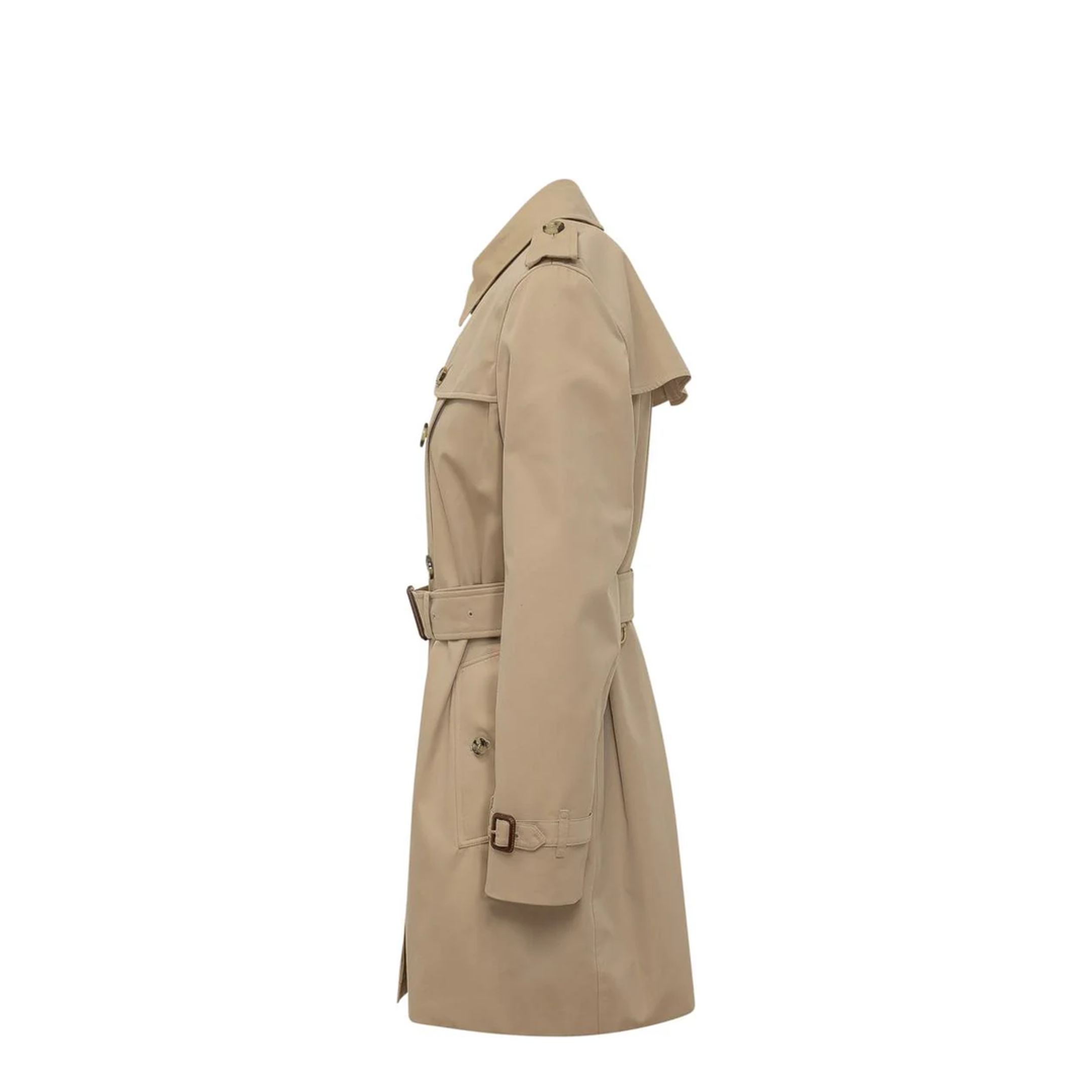 Beige Cotton Trench - Image 3