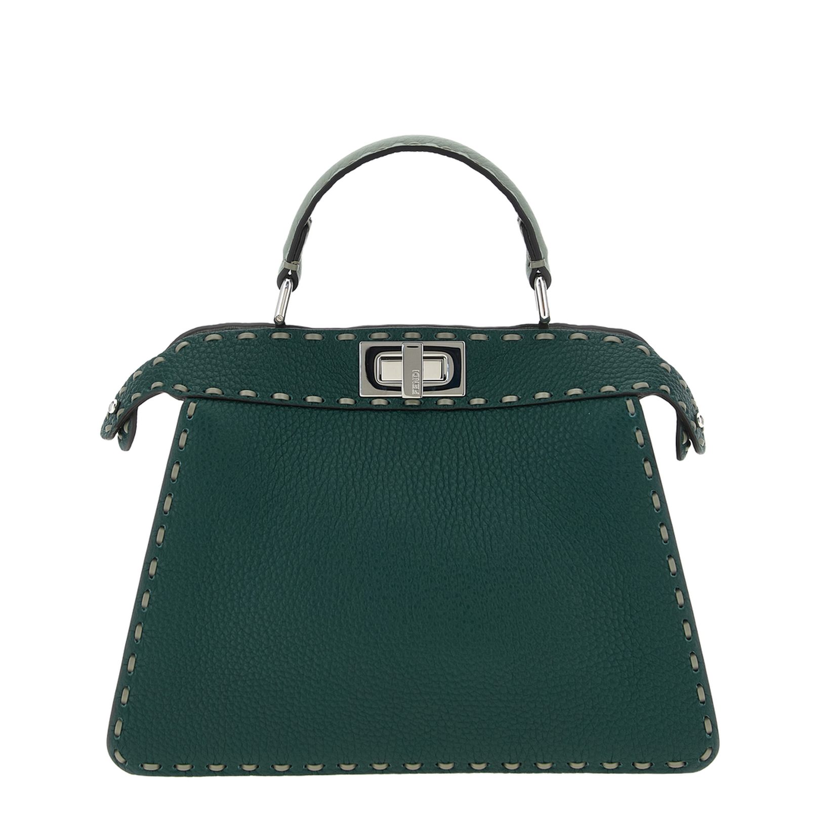 Small Peekaboo Iseeu Tote Bag In Green - Image 1