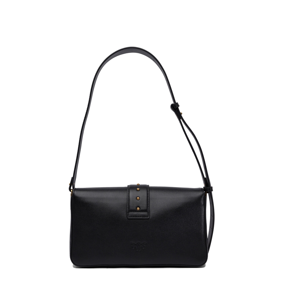 Love Bag Medium Leather Crossbody - Black - Image 3